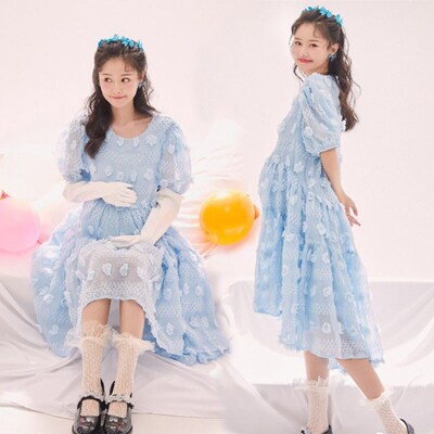 孕妇拍照服装影楼主题孕妈咪韩系俏皮可爱个人写真U摄影衣服大肚