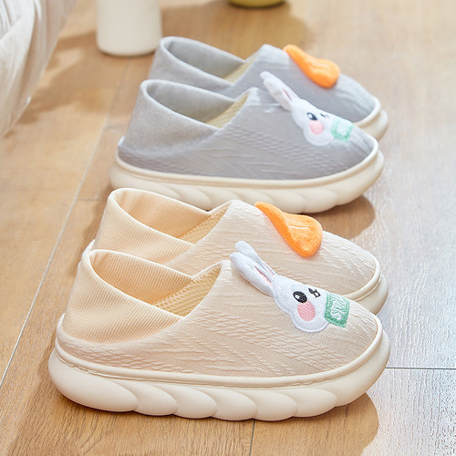 月子鞋春秋季可爱产后包跟透气软底孕妇鞋防滑夏薄款厚底产妇拖鞋