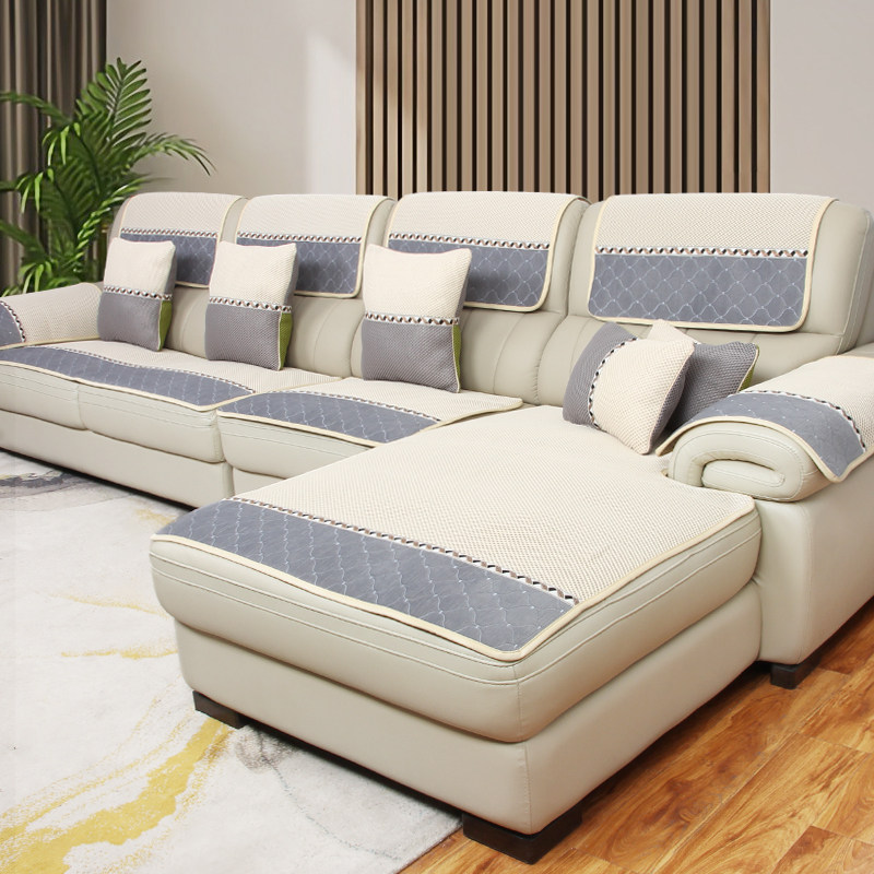 新款2023皮沙发专用沙发垫防滑坐垫三座一贵妃四季通用沙发套罩巾