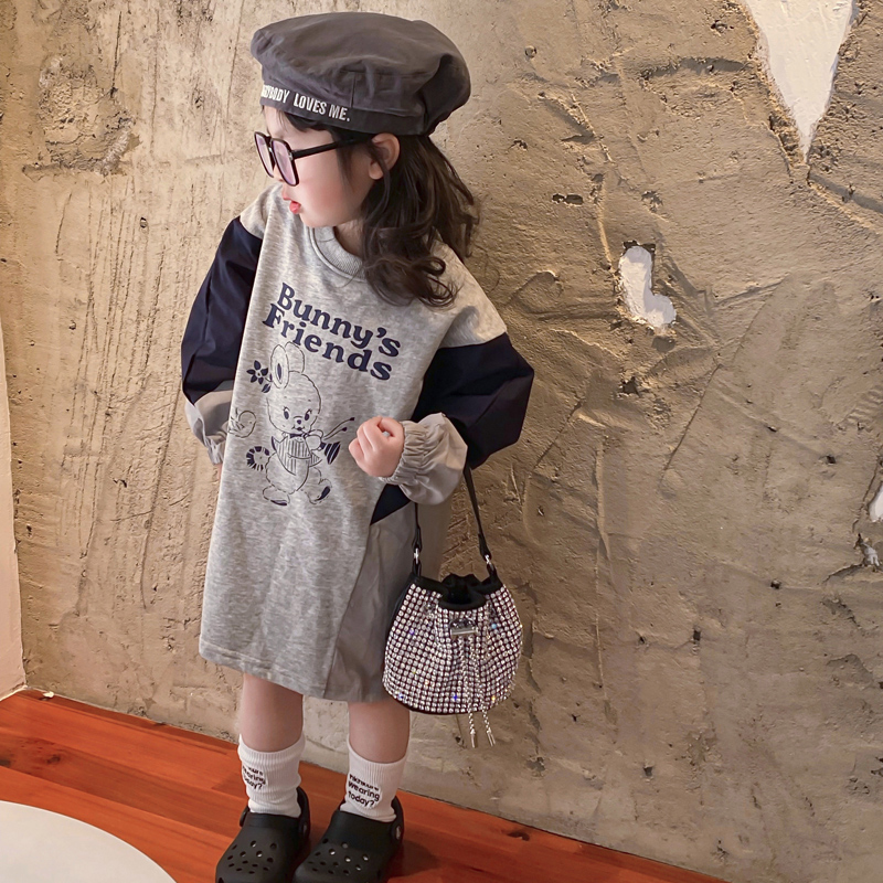 韩版儿童包包新款女童时尚迷你镶钻水桶包洋气小女孩斜挎手拎包潮