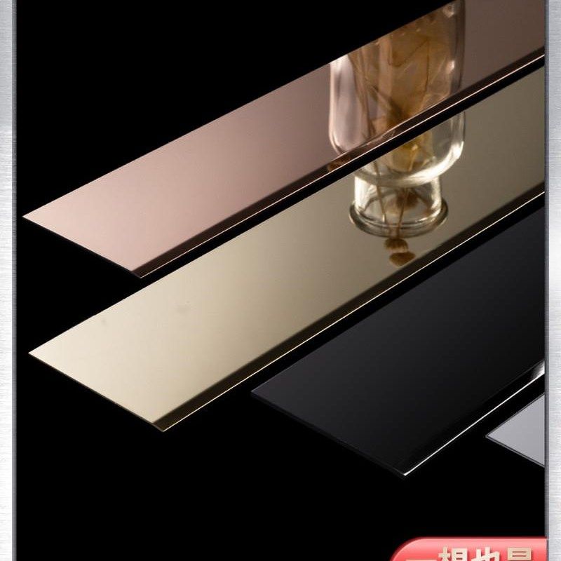 铝合金收边条踢脚线不锈钢地脚线超薄自粘金属平板装饰条贴脚线,家装主材,收边条/压线条,淘宝优惠券,粉丝福利购,淘宝优惠卷