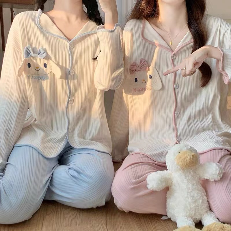 月子服女春秋纯棉产后喂奶春夏季薄款产妇孕妇哺乳睡衣家居服套装