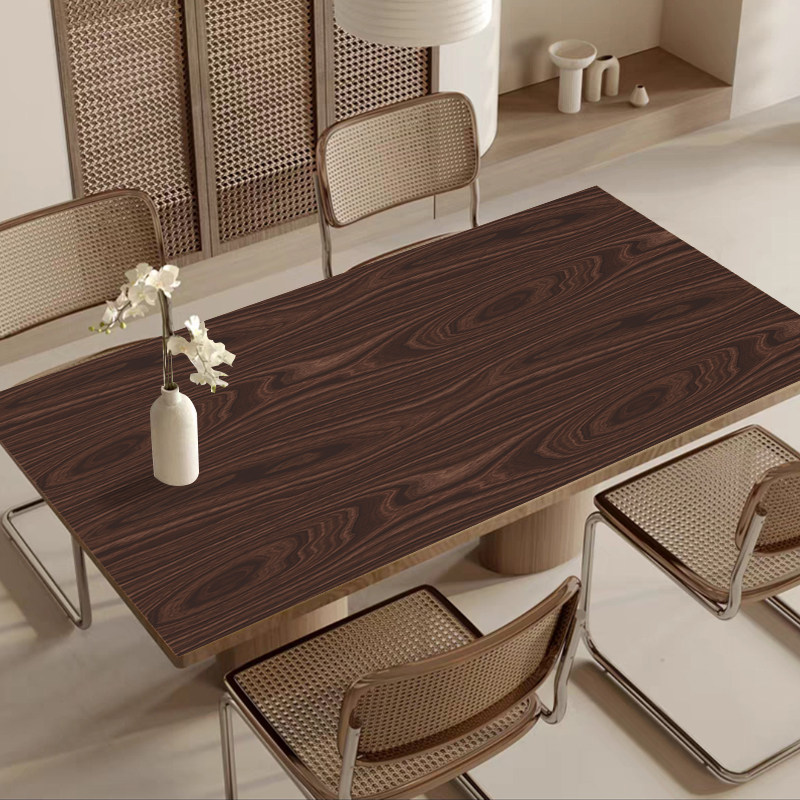 中式复古木纹茶几桌布防水防油免洗皮革茶几垫餐桌桌垫无味高级感,居家布艺,桌布,淘宝优惠券,粉丝福利购,淘宝优惠卷