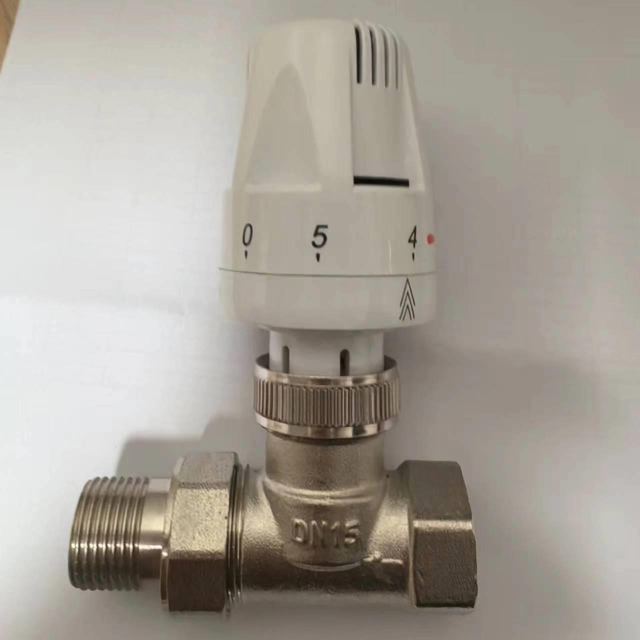 恩祥阀门温控阀水暖地暖温控器恒温电热执行器常闭型分水器组成
