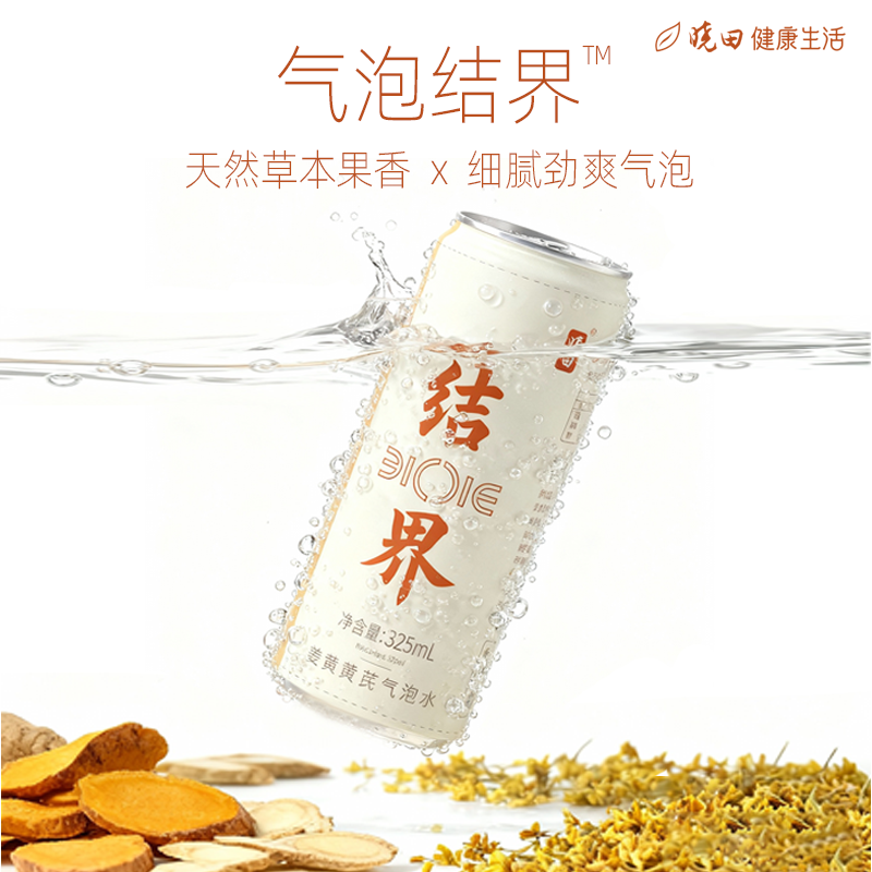 晓田结界姜黄黄芪气泡水
