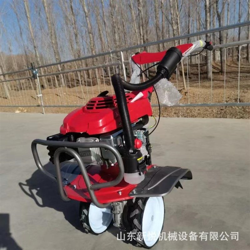 手扶式茶园果园除草机p 小型犁地翻土开沟机 家用轻便式微耕机