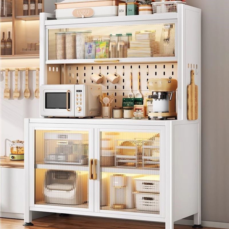 厨房置物架餐边h储物柜落地碗柜烤箱微波炉锅电器多功能多层收纳,住宅家具,餐边柜,淘宝优惠券,粉丝福利购,淘宝优惠卷
