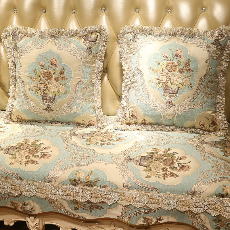 欧式沙发垫布艺 防滑坐垫组合四季G夏奢华皮沙发沙发套巾定做