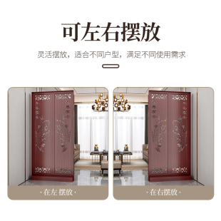入户屏风客厅木质玄关t隔断柜酒店办公装 中式 饰架茶室遮挡座屏进