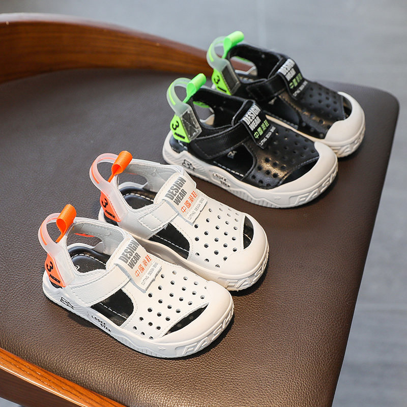 宝宝凉鞋男2岁男童鞋小童婴儿学步鞋夏季1-3两三S软底防滑透气女