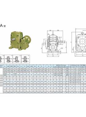 wpeda wpeds wpedo wpedx wpwed 双级减变速器涡轮蜗杆齿轮减速机