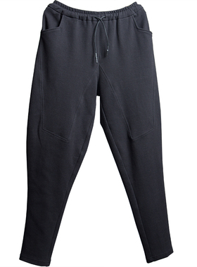 束脚运动裤男秋冬季新款宽松黑色锥形J裤男士休闲长裤潮流马裤