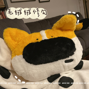 大鼻子修勾冬天暖手抱枕插手毛绒可爱捂手神器玩偶送女生睡觉礼物