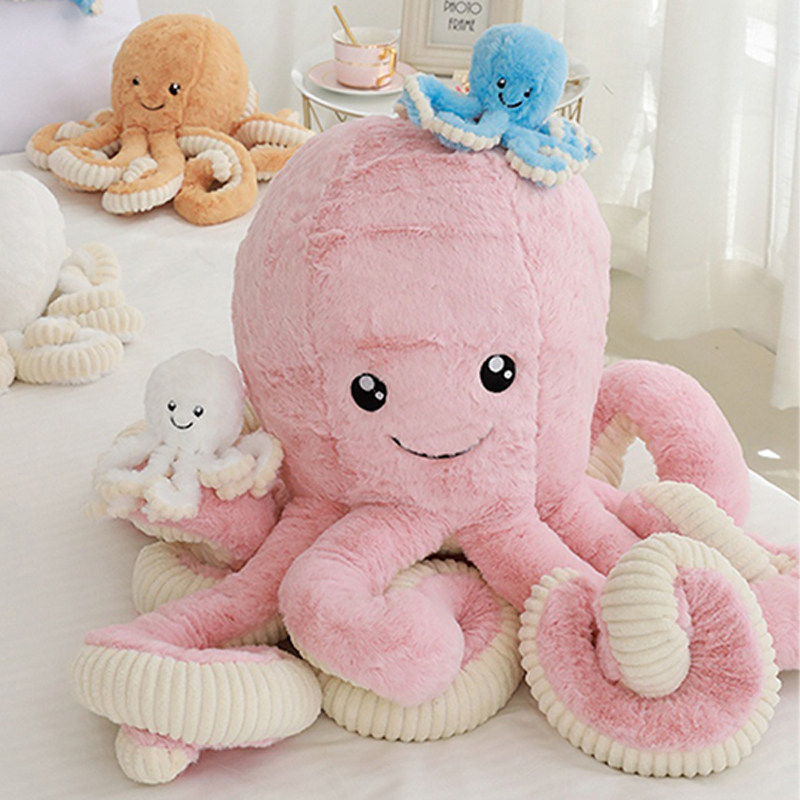 章鱼公仔毛绒玩具布娃娃可爱女生睡觉超软抱枕毛绒玩具八爪鱼玩偶,玩具/童车/益智/积木/模型,毛绒/玩偶/公仔/布艺类玩具,淘宝优惠券,粉丝福利购,淘宝优惠卷
