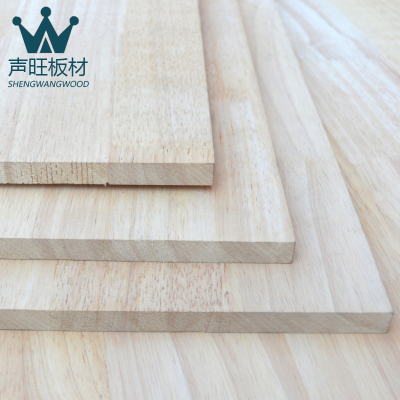板材橡胶木指接板集成材r实木家具衣柜G橡木板集成楼梯踏板25mm