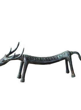 壁虎小屋 铜工艺印尼装饰房间饰品家居客厅书架做旧仿古摆件