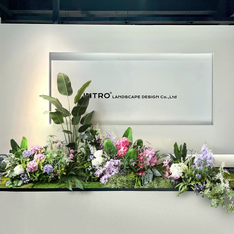 室内花园造景仿真绿植花艺大型假植物软装拍照区打卡花草盆栽