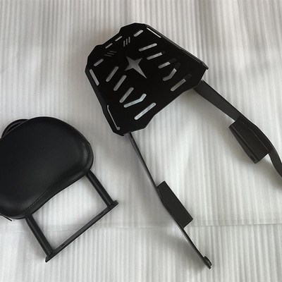 银钢AT150自动挡摩托车YG150-22K改装配件后货架靠背保险杠挡泥板