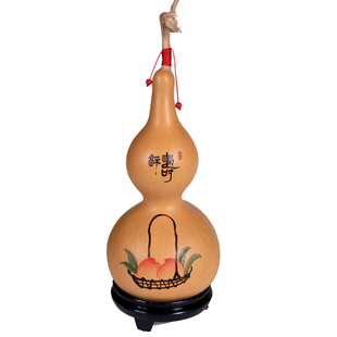 葫仙天然小葫芦挂件手工艺烙画针刺针画雕刻家居汽车挂件挂饰