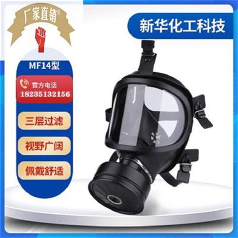 防毒面具大眼戴全面罩防苯氨气病毒自吸过式防毒面罩厂
