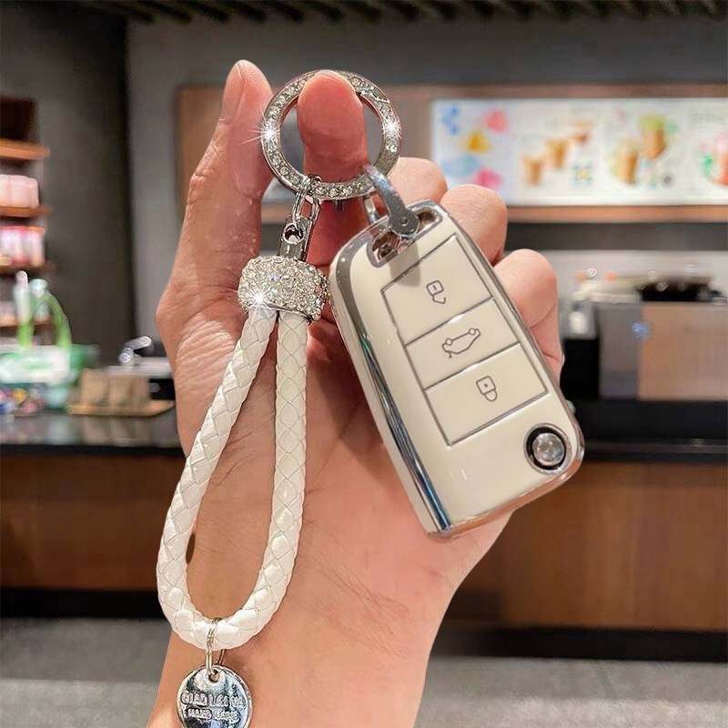 适用17款大众帕萨特车钥匙2018款pt汽车保护壳专用改装扣包