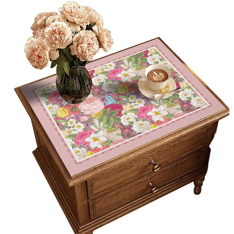 卧室防尘防水床头柜垫皮革盖布盖巾梳妆台面垫写字台书桌垫子,居家布艺,床头柜盖布,淘宝优惠券,粉丝福利购,淘宝优惠卷