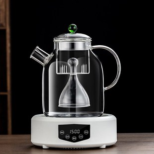 电陶炉烧水壶烧茶煮茶器套装 加厚耐高温玻璃蒸茶壶大容量新款