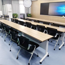 培训机构培训桌学生课桌椅可折叠长条会议桌双人可移动拼接办公桌