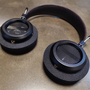 diy耳机壳 头戴式 pu皮 50mm耳机壳不锈钢头梁 3.5mm接 耳机壳40mm