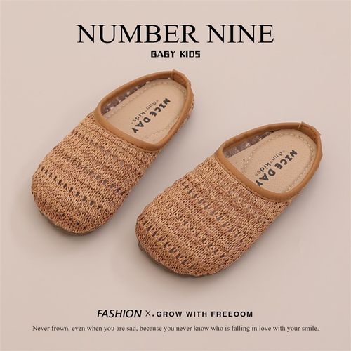 女童包头凉拖2025夏季新款童鞋小女孩休闲拖鞋居家拖鞋外穿沙滩鞋