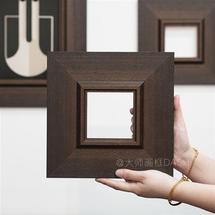 可定制中古复古实木画框油画框外框装裱挂墙相框装饰照片墙镜