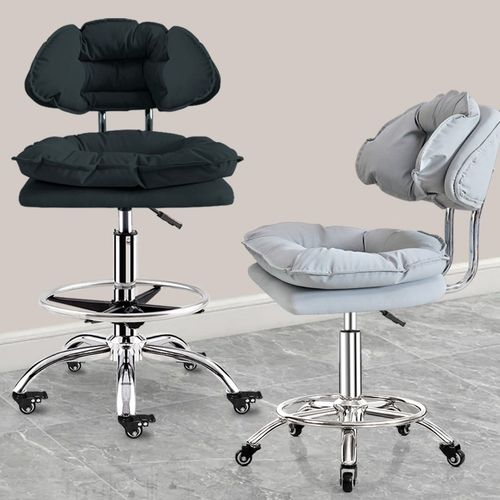 升降小型电脑椅学习椅儿童专用青少年美容美甲滑轮旋转高档加高椅