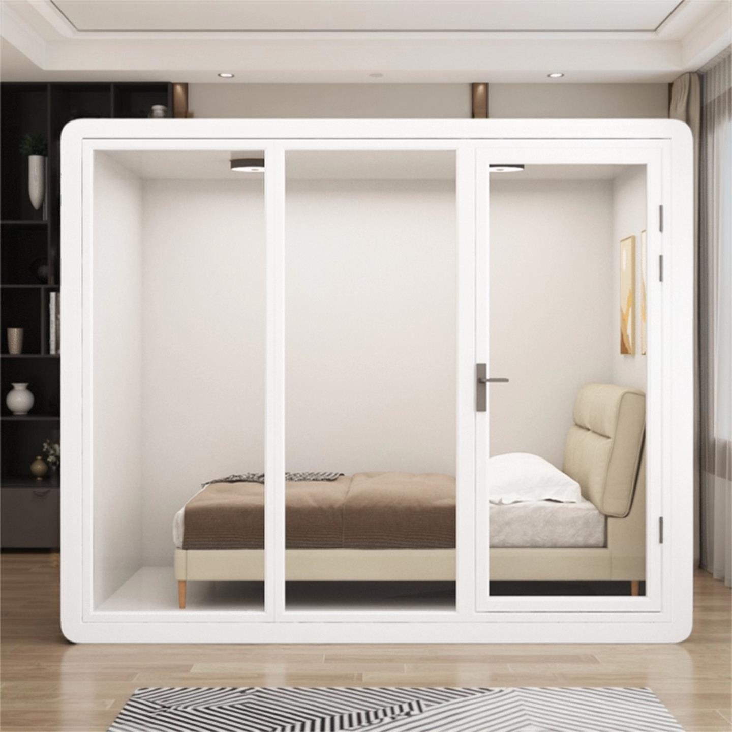 移动隔音房家用睡觉隔音仓睡眠舱录音棚学习室直播间静音舱钢琴房