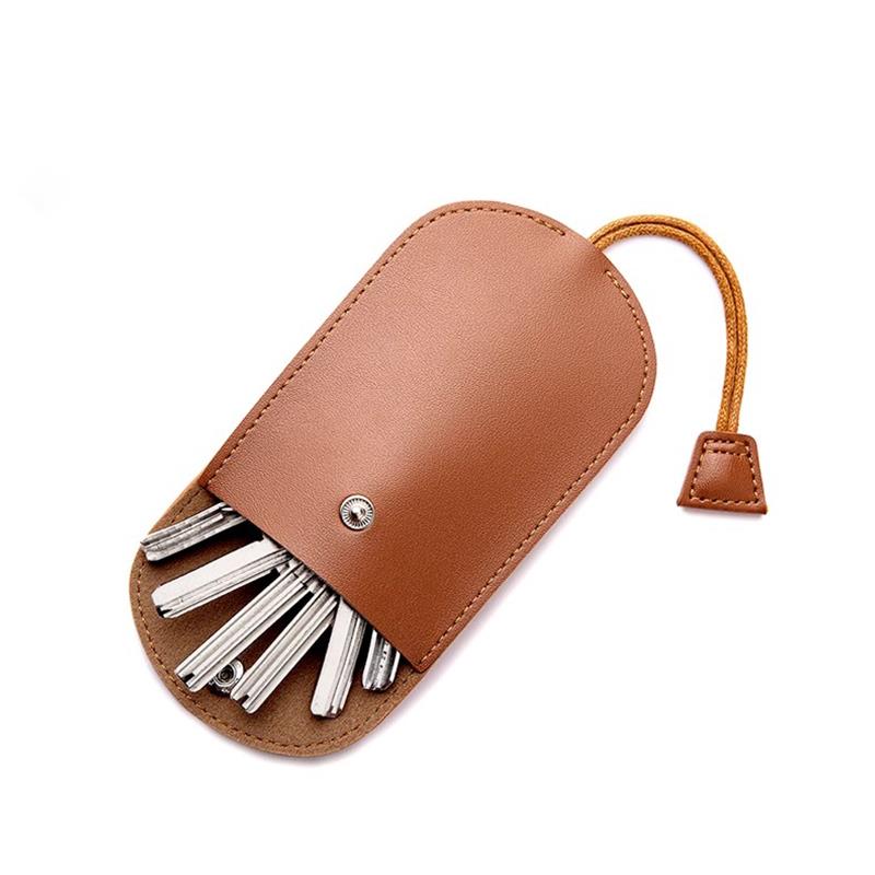 多功能钥匙包抽拉式迷你小巧家用钥匙包大容量电动汽车钥匙保护套