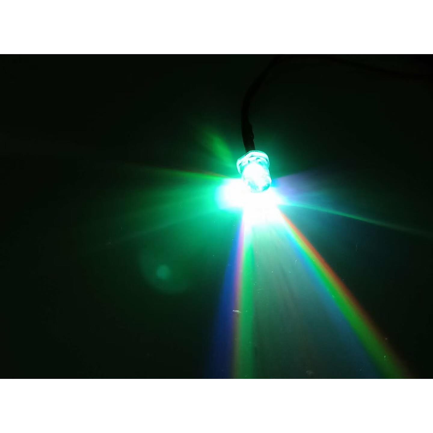 10MM带线LED灯珠DIY高亮发光二极管3V5V6V12V24V36V48V110V220V