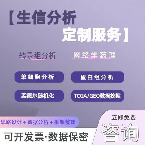中药复方网络药理学分子对接网药分析TCGA GEO肿瘤代谢单细胞聚类