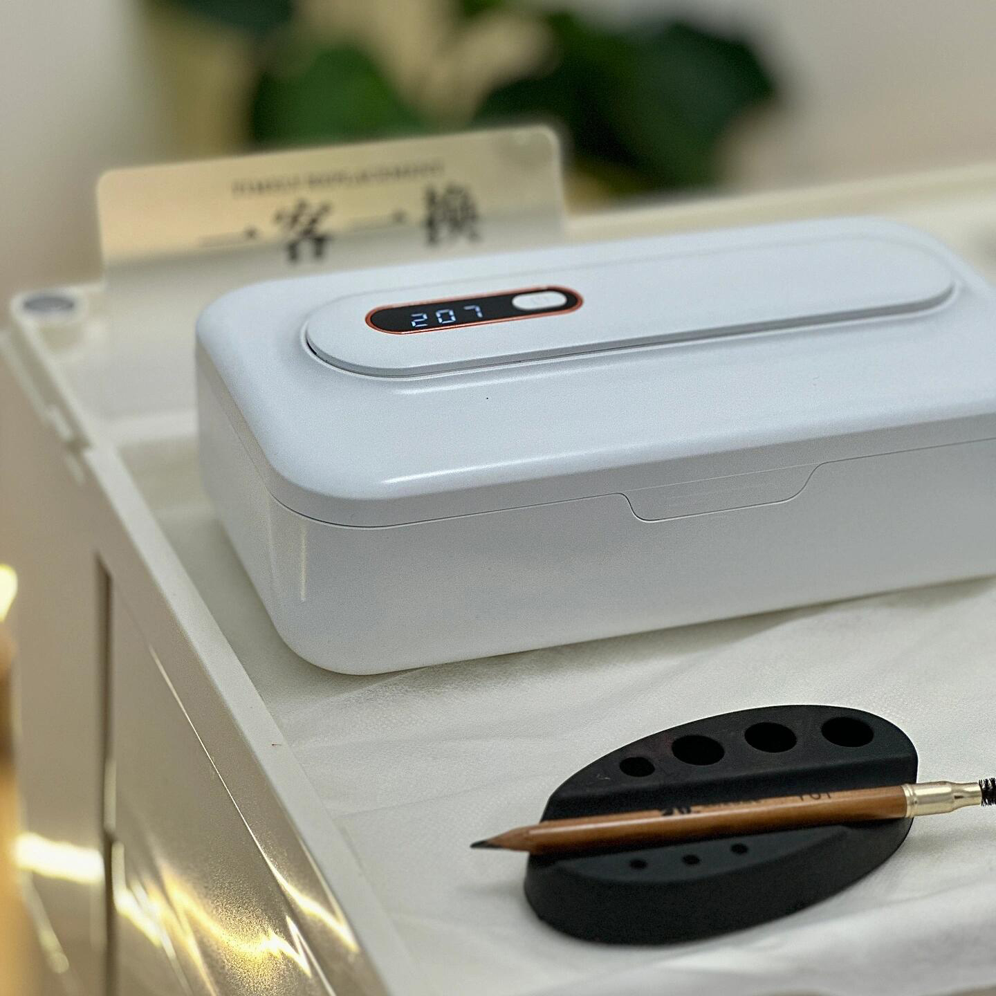 消毒柜双重消毒台式耳钉消毒盒采耳工具双眼皮手术止血带消毒盒