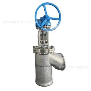 J344W 截止阀 25P伞齿轮不锈钢CF8304焊接角式