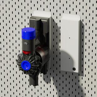 洞洞板配件主机架挂钩收纳盒挂篮壁挂式免打孔层板置物架