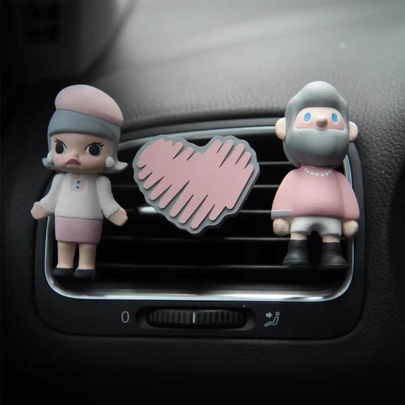 BOB2025新款大牌车载香薰持久创意汽车香水空调出风口装饰扩香石