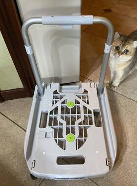 日本Trusco手推车江燕同款可折叠静音便携式平板车家用户外Weego