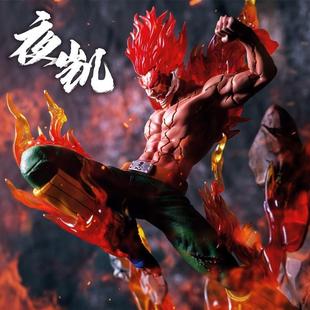 火影忍者手办 八门遁甲死门 夜凯 迈特凯可发光 雕像模型忍界大战