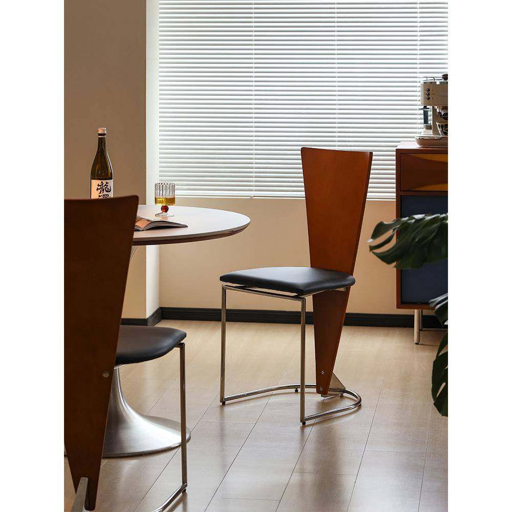 小万/中古实木餐椅家居网红咖啡厅创意金属设计师椅餐桌与椅子搭,住宅家具,餐椅,淘宝优惠券,粉丝福利购,淘宝优惠卷