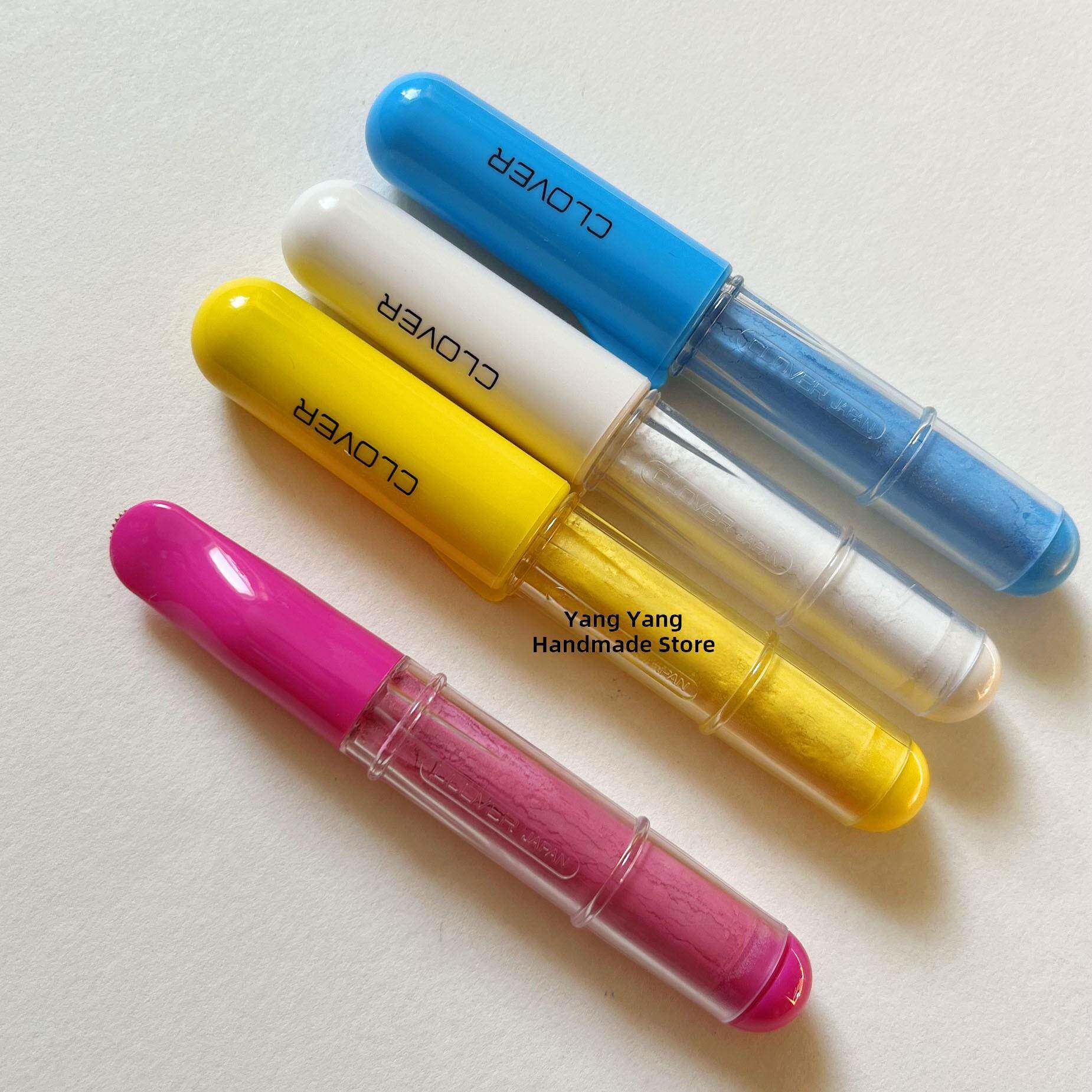 24-033/034/035/036 Clover日本可乐牌工具 不污手画粉笔 4色