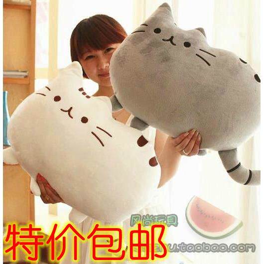 可爱猫咪抱枕靠垫毛绒玩具布偶喵星人公仔布娃娃玩偶沙发靠枕韩国