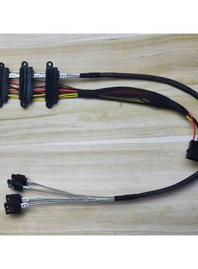 SFF-8482 mini SAS转SATA连接线 29P-SATA 硬盘 服务器数据线