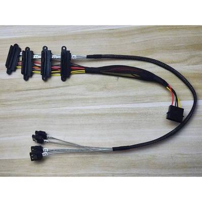 SFF-8482 mini SAS转SATA连接线 29P-SATA 硬盘 服务器数据线