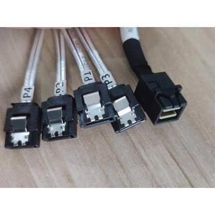 12G MiniSAS HD SFF-8643转4SATA 阵列卡/服务器背板连接线