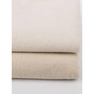 棉麻布料麻胚白胚素色纯色粗亚麻面料手工加厚胚布沙发软包粗麻布