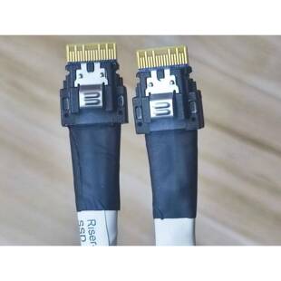 Slim SAS 4.0 SFF-8654 4i 背板连接线Riser卡数据线 DD0S5BTH203